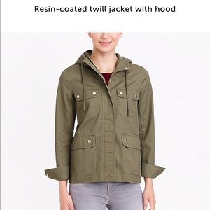EUC J Crew Factory hooded field jacket